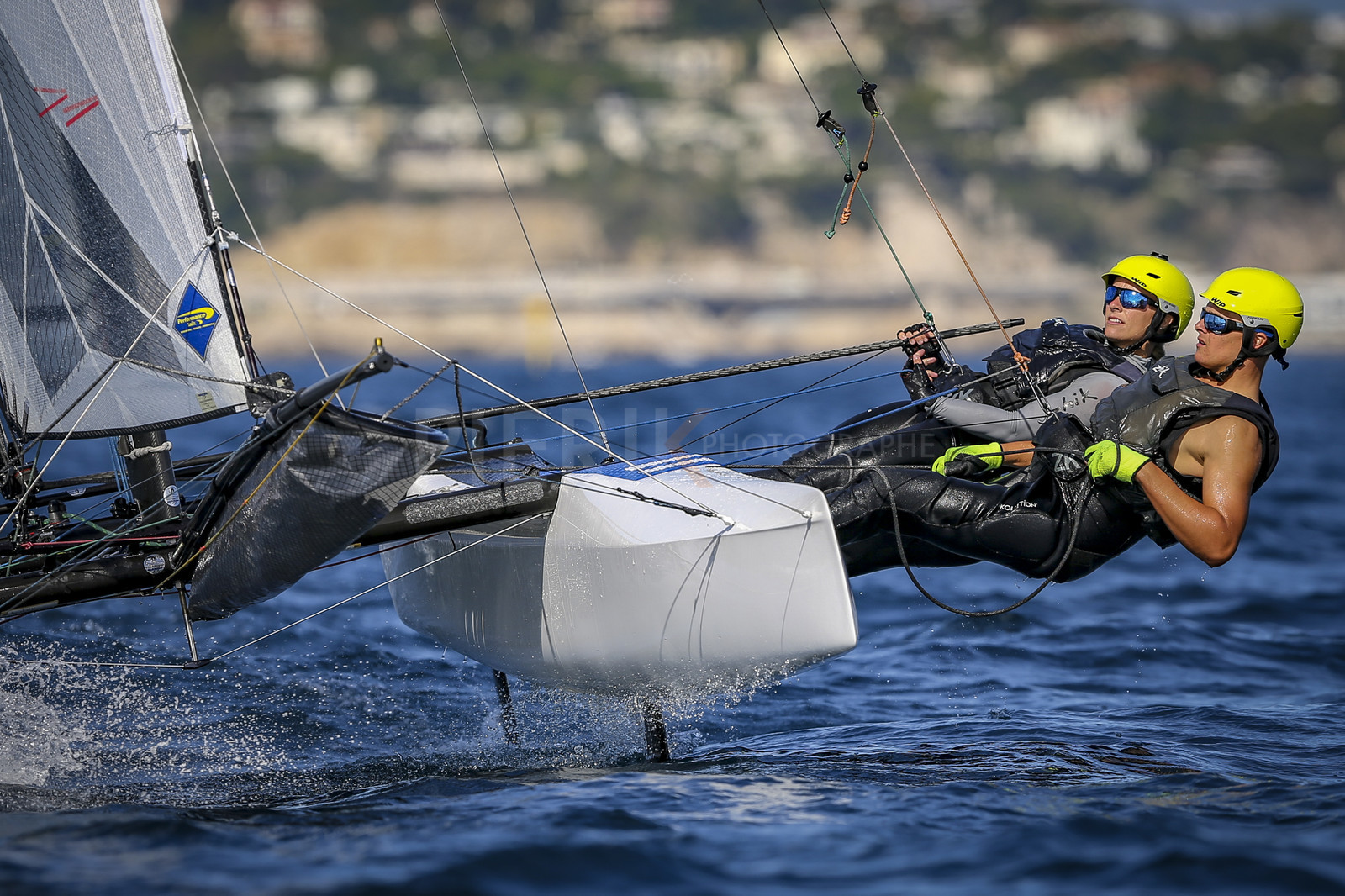 Marseilles France is hosting more than 200 sailors from 28 nations for the 2018 Junior Worl Championship of 49er, 49erFX and Nacra 17. Held from 28 august to 1st september 2018. © Pierick Jeannoutot