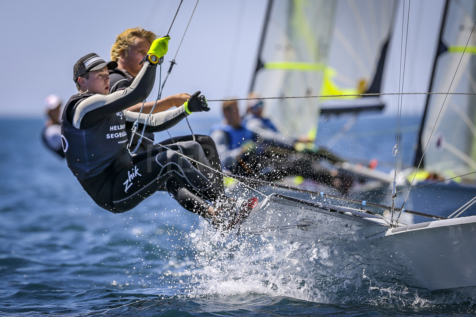 Marseilles France is hosting more than 200 sailors from 28 nations for the 2018 Junior Worl Championship of 49er, 49erFX and Nacra 17. Held from 28 august to 1st september 2018. © Pierick Jeannoutot