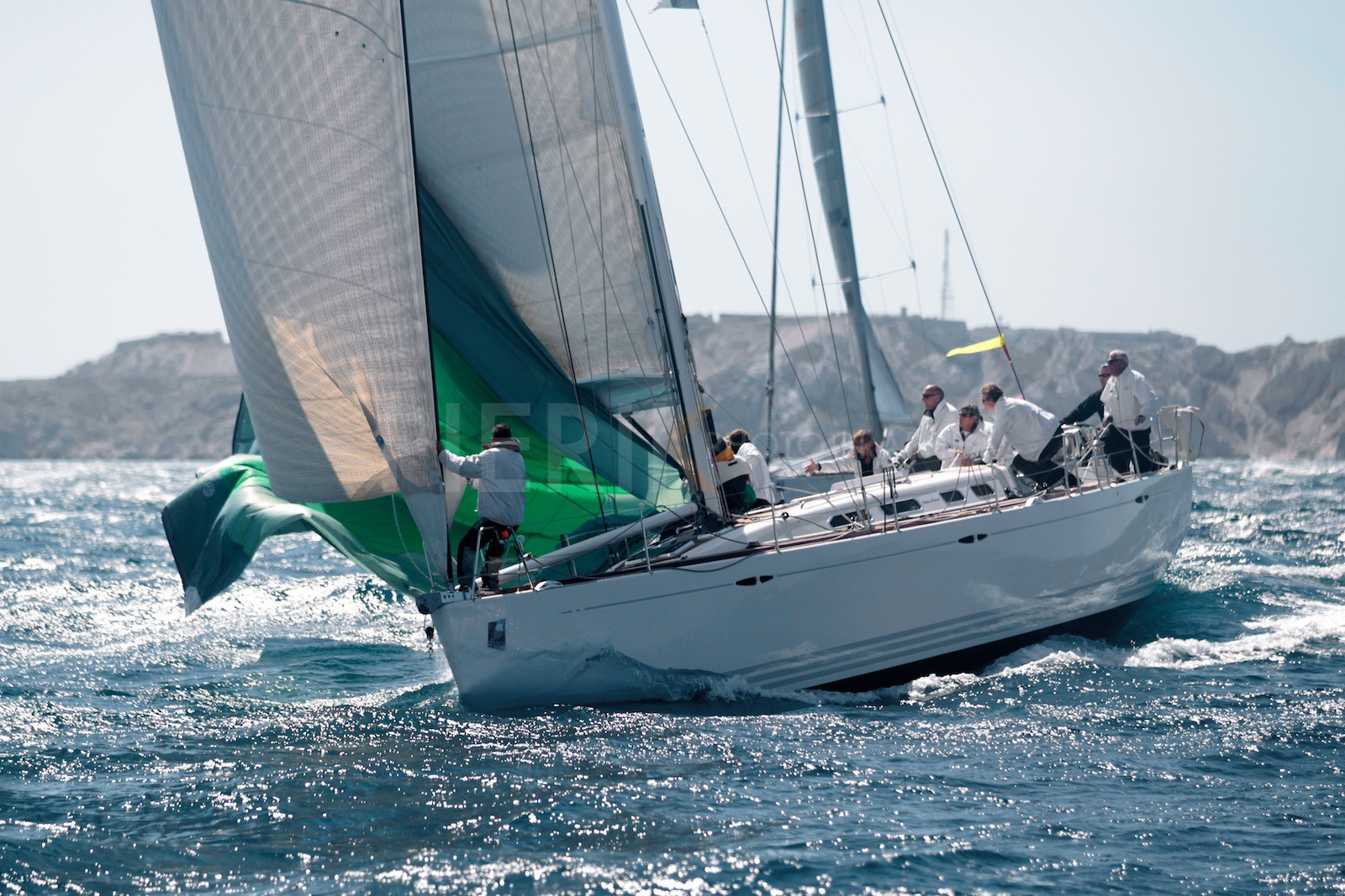 Affalage de spi sur Ectabane