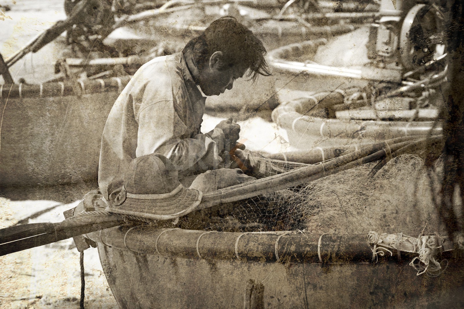 Réparation du filet, Ke Ga Réparation du filet, Ke Ga