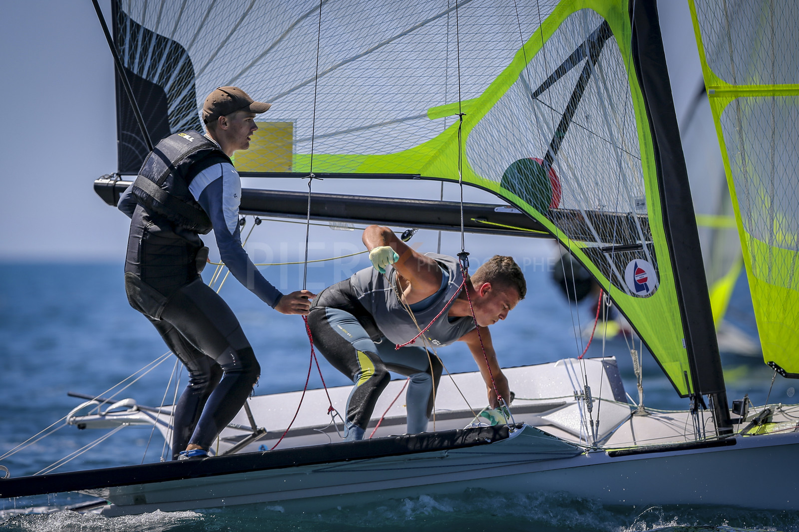 Marseilles France is hosting more than 200 sailors from 28 nations for the 2018 Junior Worl Championship of 49er, 49erFX and Nacra 17. Held from 28 august to 1st september 2018. © Pierick Jeannoutot
