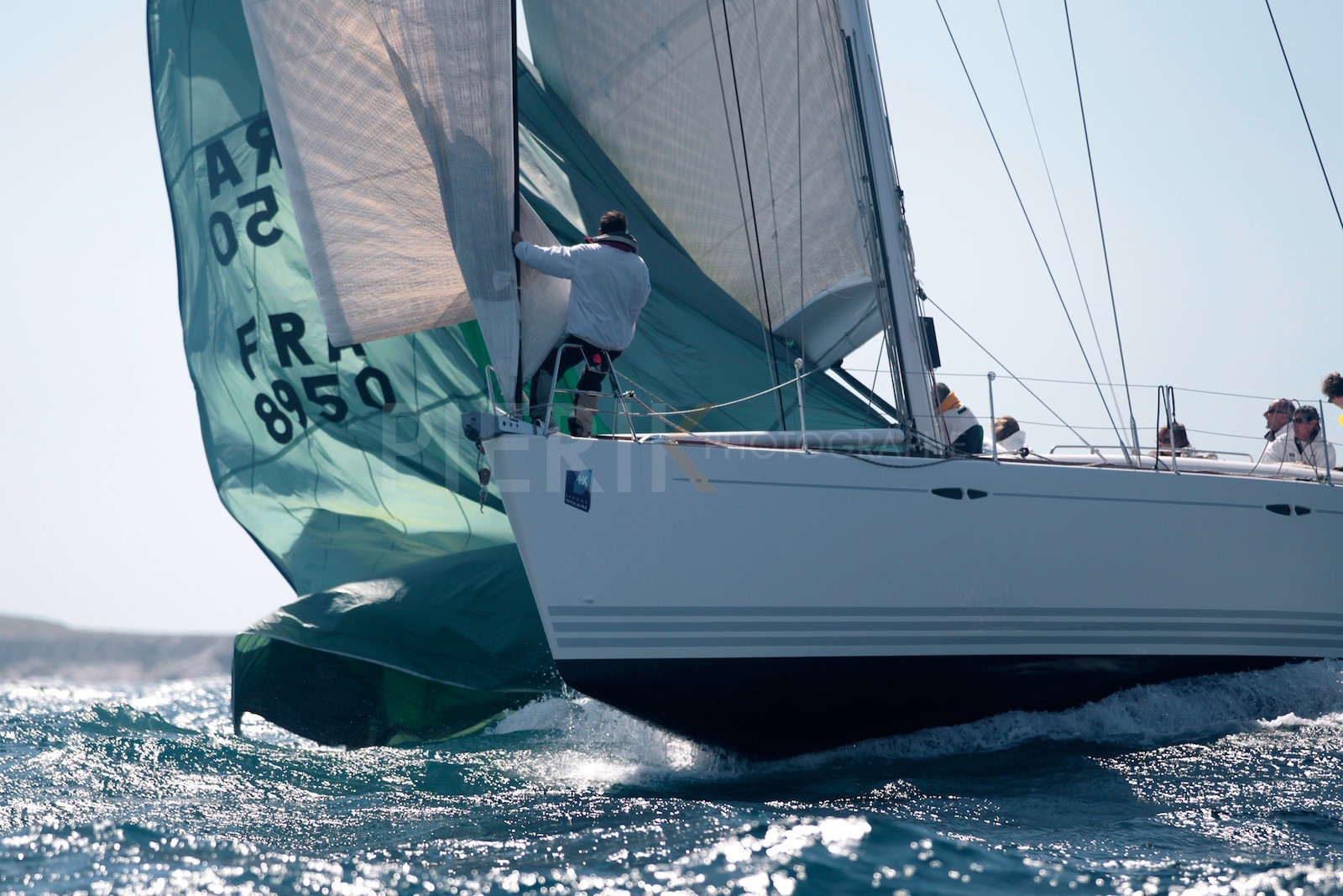 Affalage de spi sur Ectabane