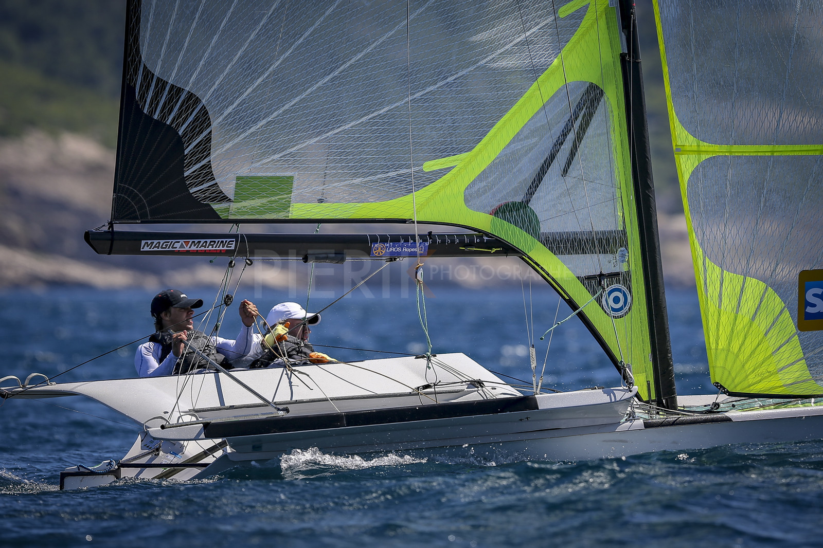 Marseilles France is hosting more than 200 sailors from 28 nations for the 2018 Junior Worl Championship of 49er, 49erFX and Nacra 17. Held from 28 august to 1st september 2018. © Pierick Jeannoutot
