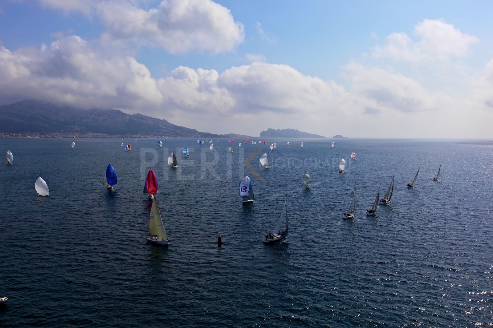 Virement de bouée en rade Sud