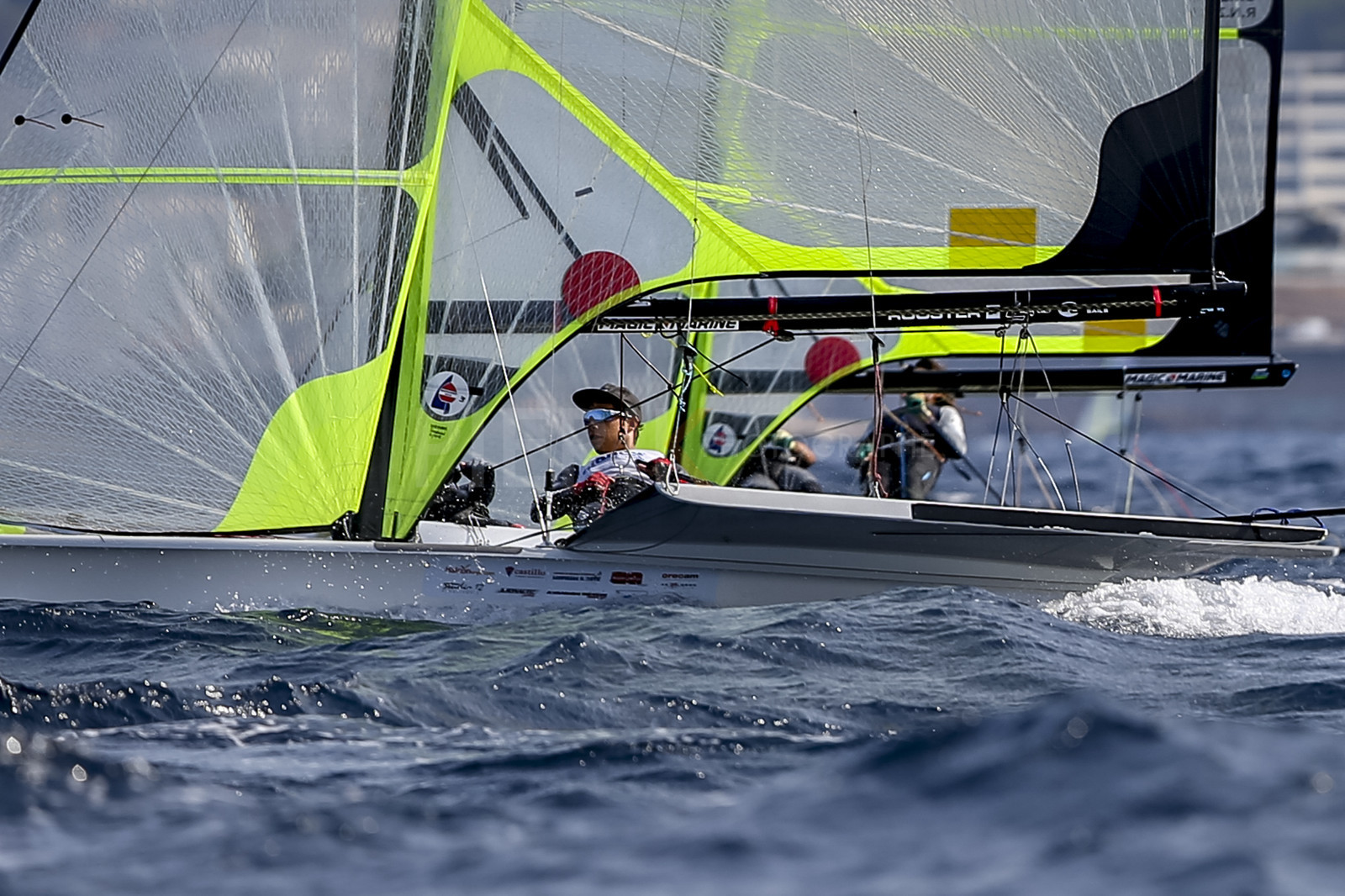 Marseille France is hosting more than 200 sailors from 28 nations for the 2018 Junior Worl Championship of 49er, 49erFX and Nacra 17. Held from 28 august to 1st september 2018. © Pierick Jeannoutot