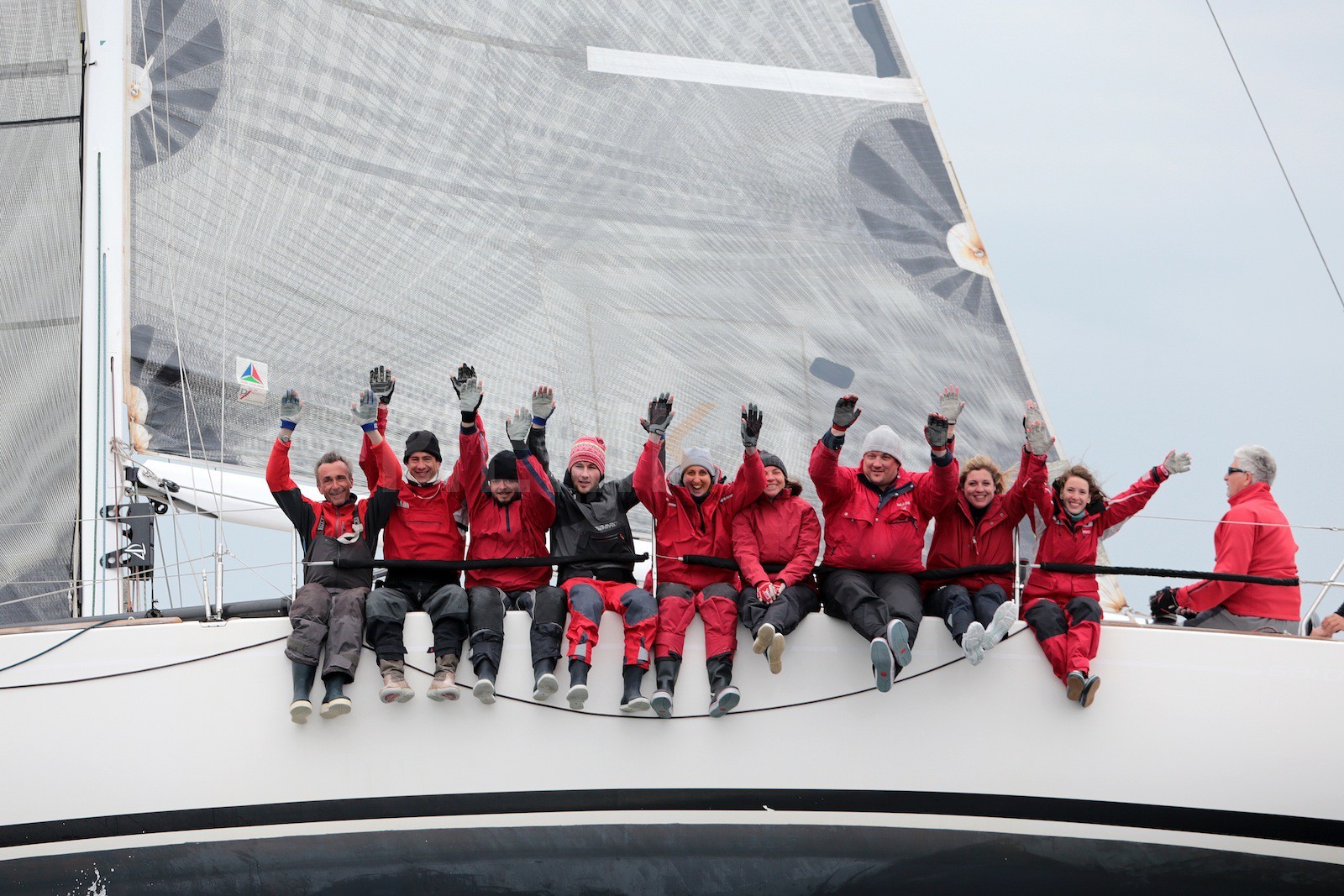 L'équipage sympa de La Nautique 8