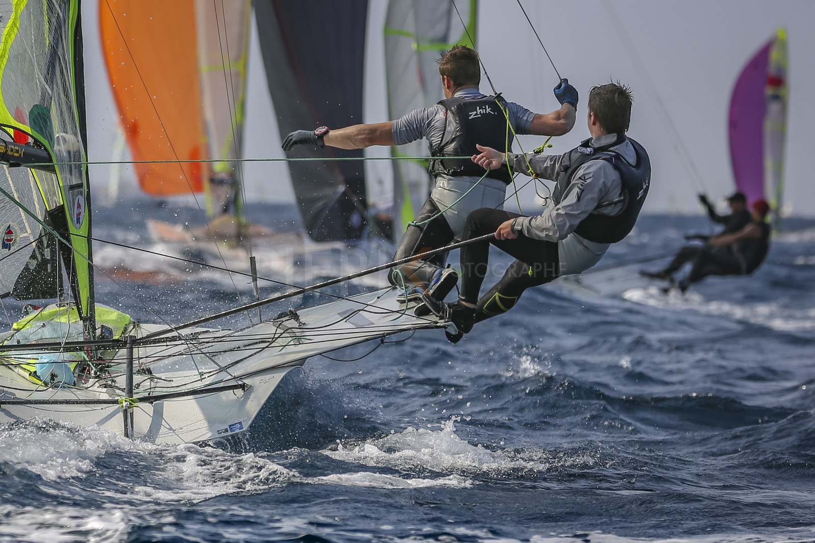 Marseille France is hosting more than 200 sailors from 28 nations for the 2018 Junior Worl Championship of 49er, 49erFX and Nacra 17. Held from 28 august to 1st september 2018. © Pierick Jeannoutot