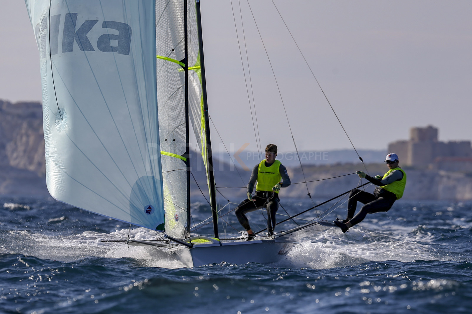 Marseille France is hosting more than 200 sailors from 28 nations for the 2018 Junior Worl Championship of 49er, 49erFX and Nacra 17. Held from 28 august to 1st september 2018. © Pierick Jeannoutot