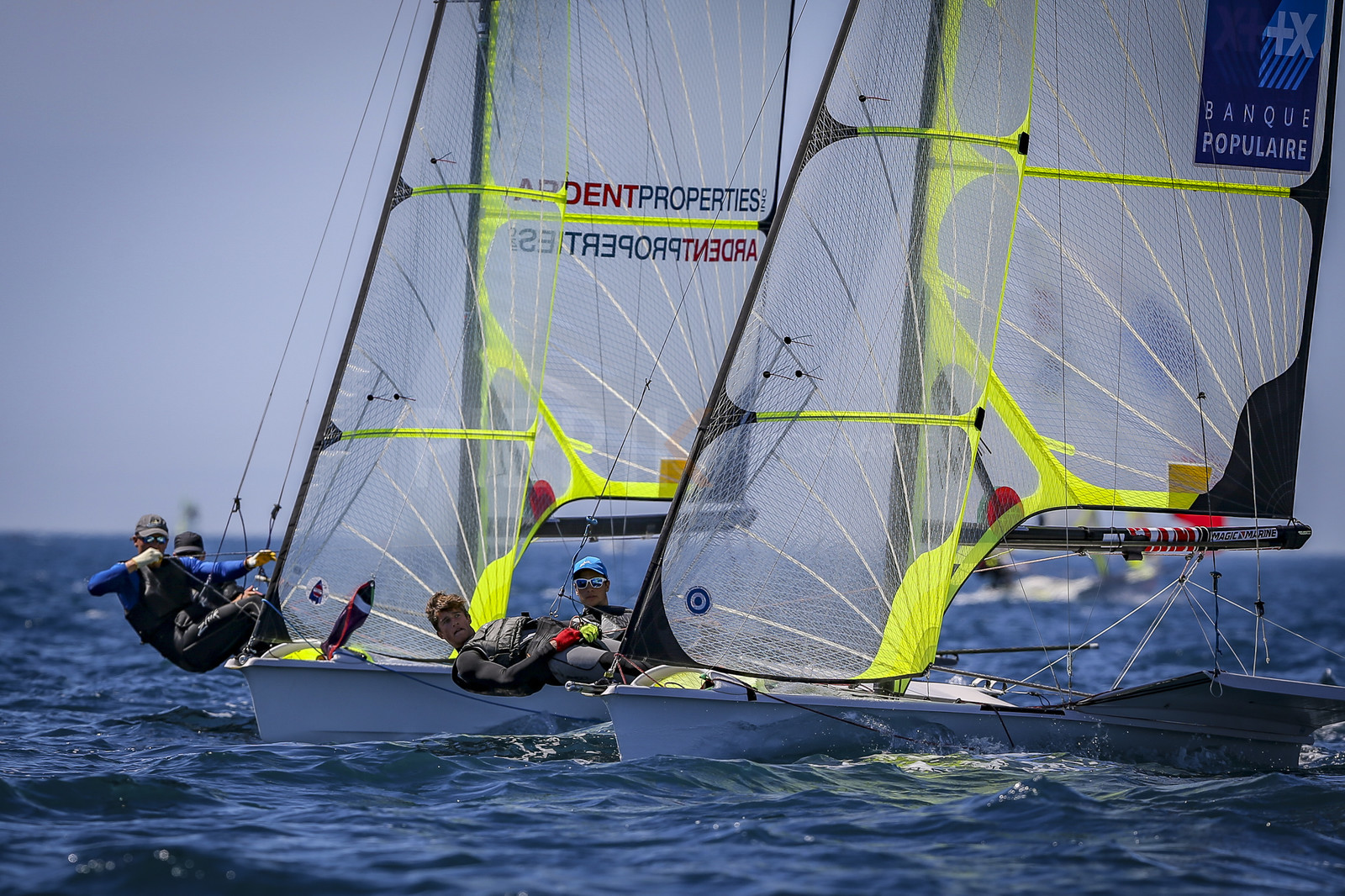 Marseilles France is hosting more than 200 sailors from 28 nations for the 2018 Junior Worl Championship of 49er, 49erFX and Nacra 17. Held from 28 august to 1st september 2018. © Pierick Jeannoutot
