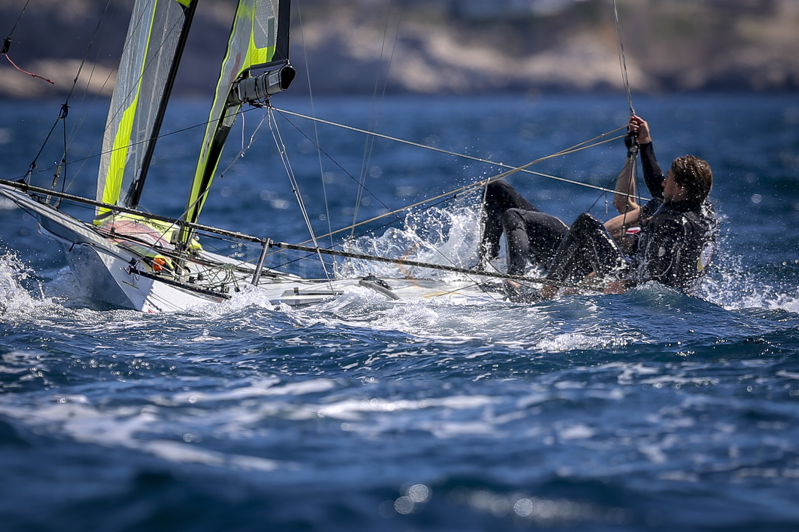 Marseilles France is hosting more than 200 sailors from 28 nations for the 2018 Junior Worl Championship of 49er, 49erFX and Nacra 17. Held from 28 august to 1st september 2018. © Pierick Jeannoutot