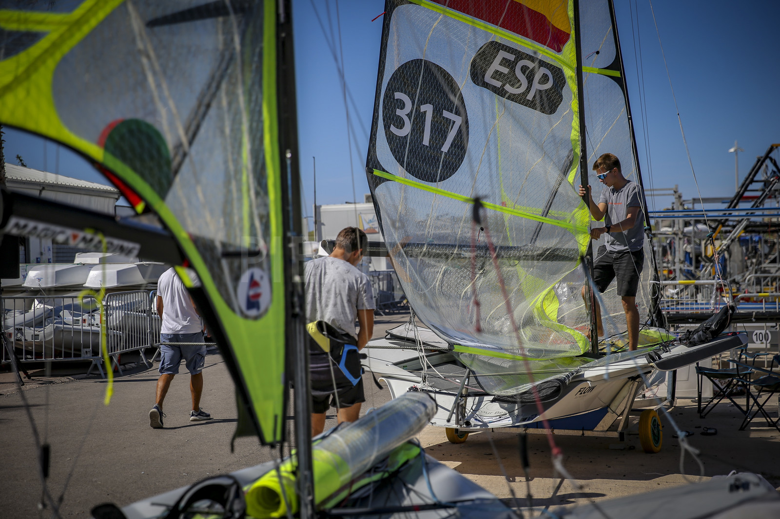 Marseilles France is hosting more than 200 sailors from 28 nations for the 2018 Junior Worl Championship of 49er, 49erFX and Nacra 17. Held from 28 august to 1st september 2018. © Pierick Jeannoutot