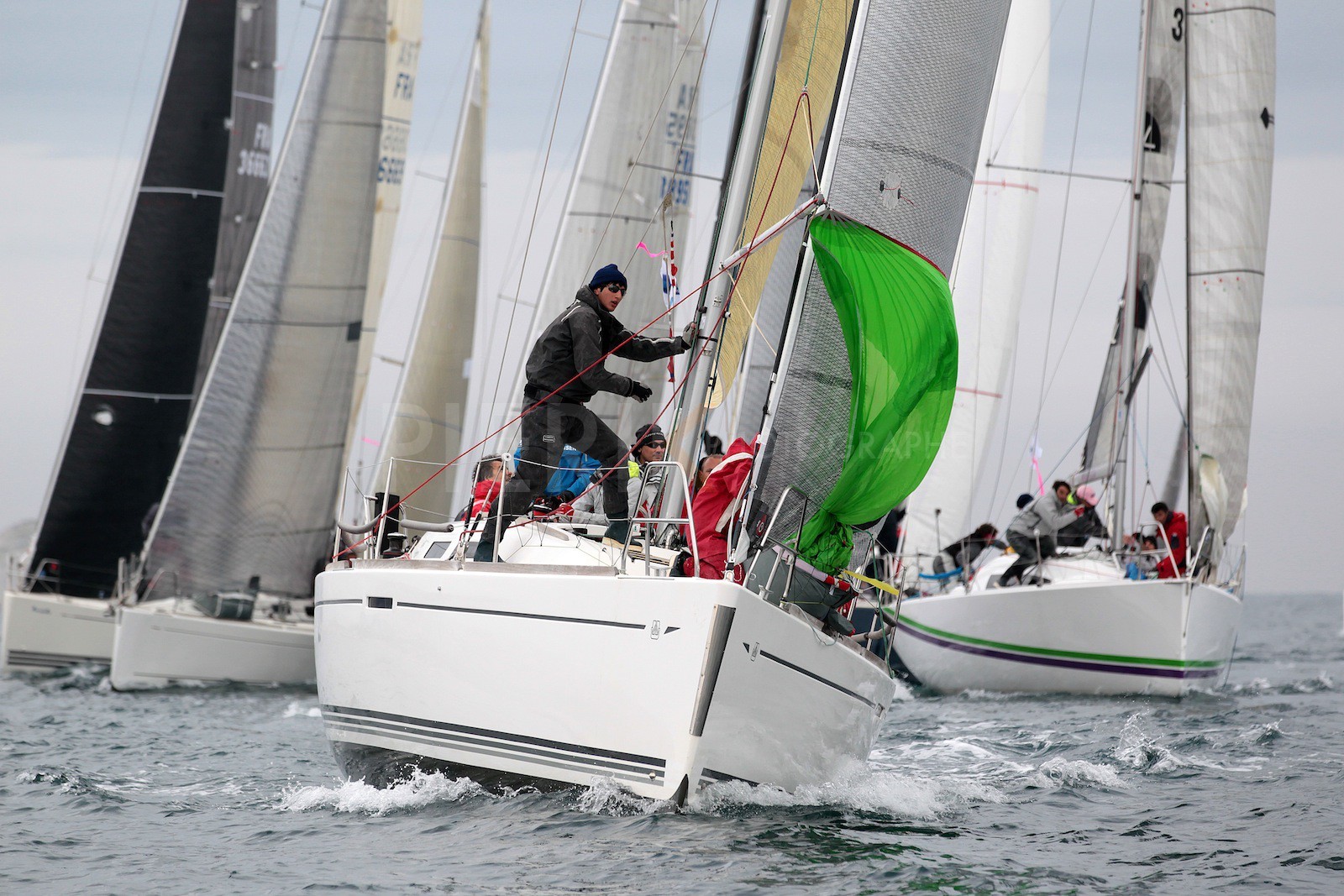 Envoi de spi à la bouée