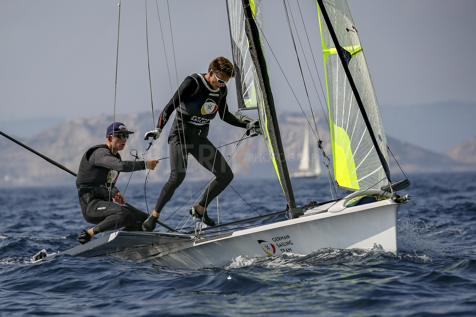 Marseilles France is hosting more than 200 sailors from 28 nations for the 2018 Junior Worl Championship of 49er, 49erFX and Nacra 17. Held from 28 august to 1st september 2018. © Pierick Jeannoutot