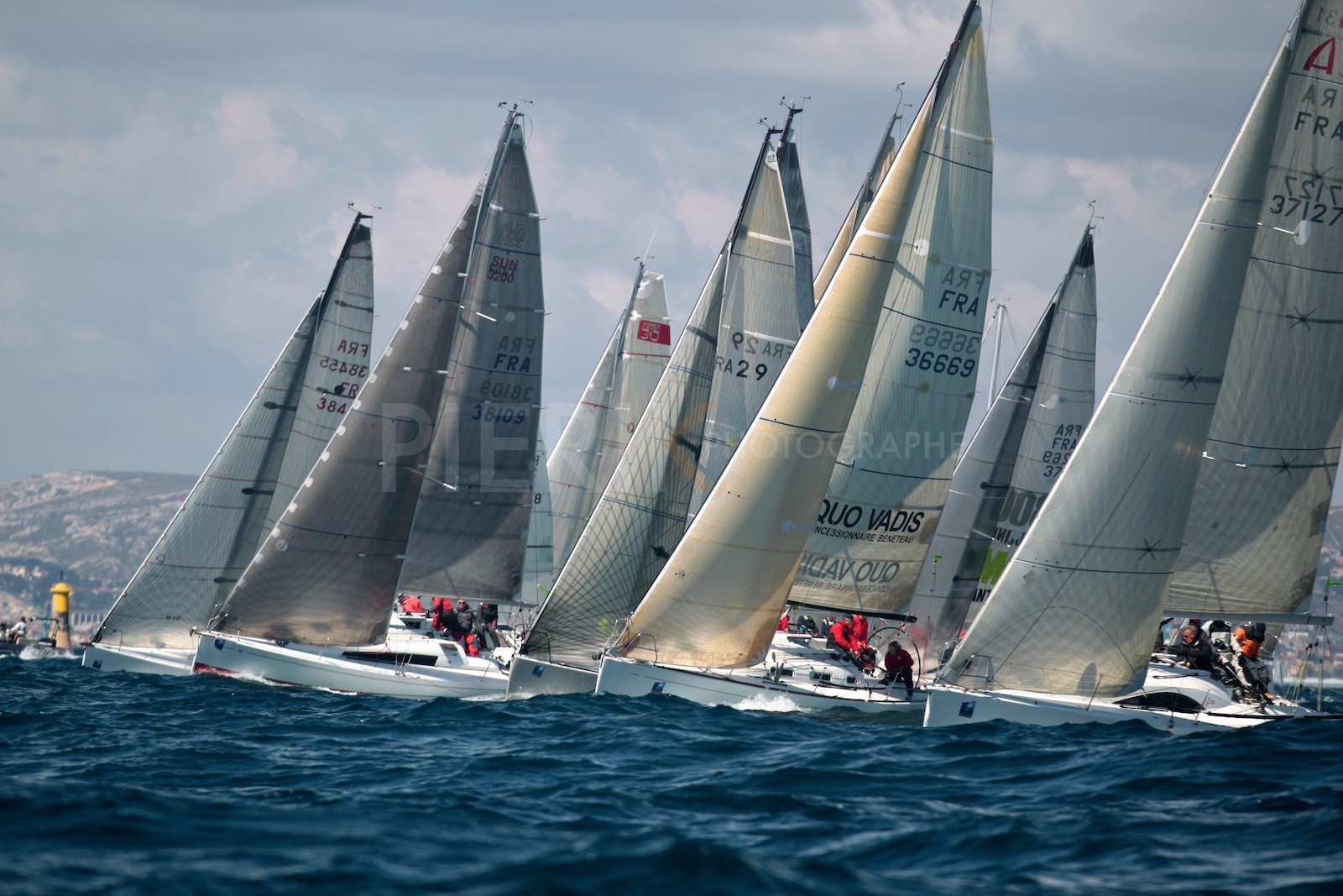 Beau départ devant l'îlot de Gaby