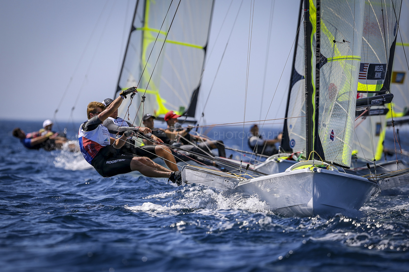 Marseilles France is hosting more than 200 sailors from 28 nations for the 2018 Junior Worl Championship of 49er, 49erFX and Nacra 17. Held from 28 august to 1st september 2018. © Pierick Jeannoutot