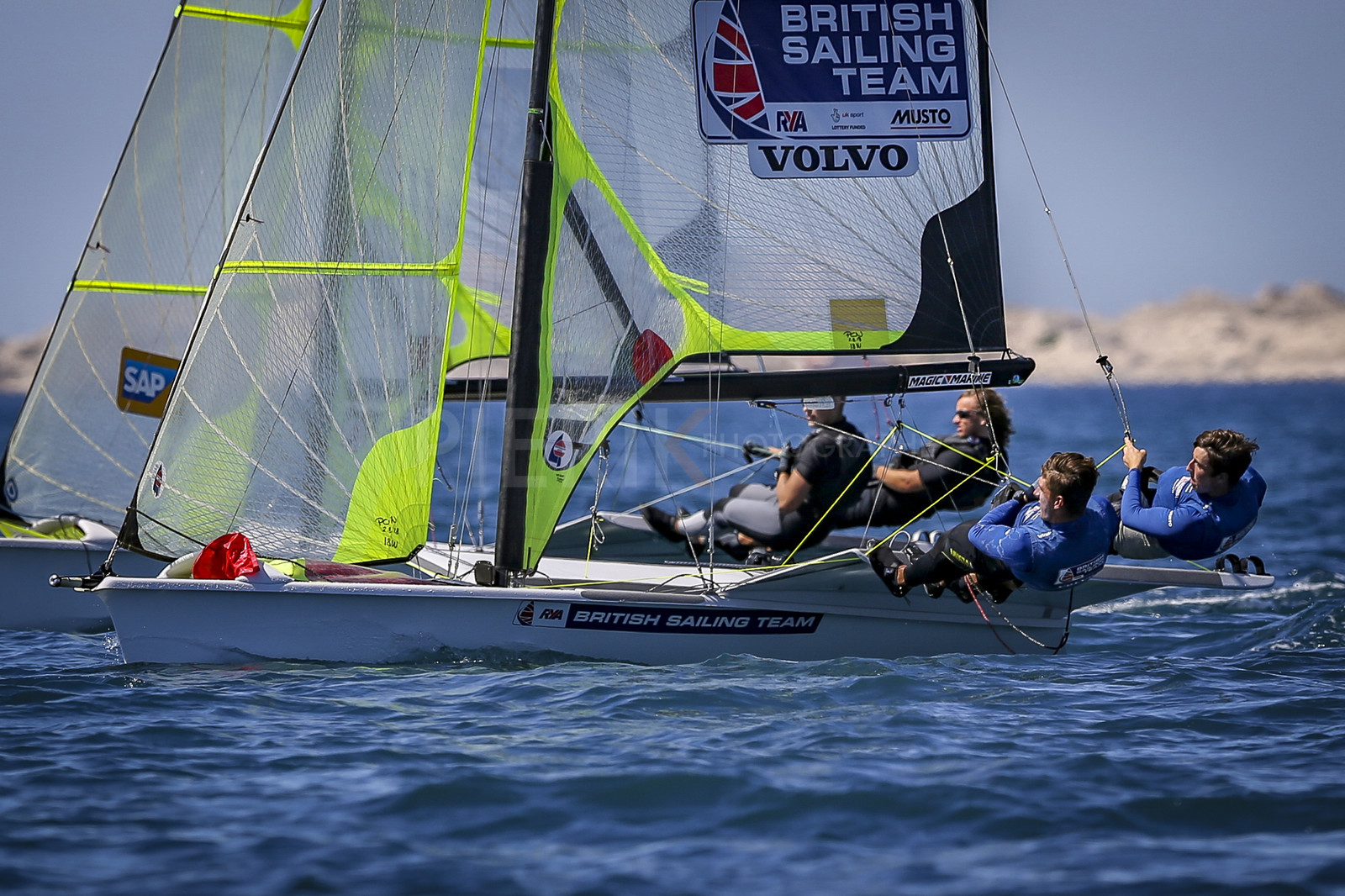 Marseilles France is hosting more than 200 sailors from 28 nations for the 2018 Junior Worl Championship of 49er, 49erFX and Nacra 17. Held from 28 august to 1st september 2018. © Pierick Jeannoutot
