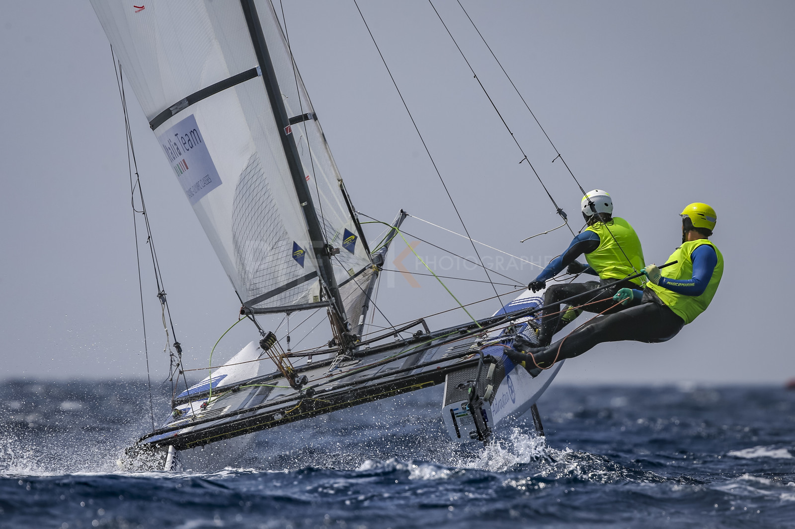 Marseille France is hosting more than 200 sailors from 28 nations for the 2018 Junior Worl Championship of 49er, 49erFX and Nacra 17. Held from 28 august to 1st september 2018. © Pierick Jeannoutot