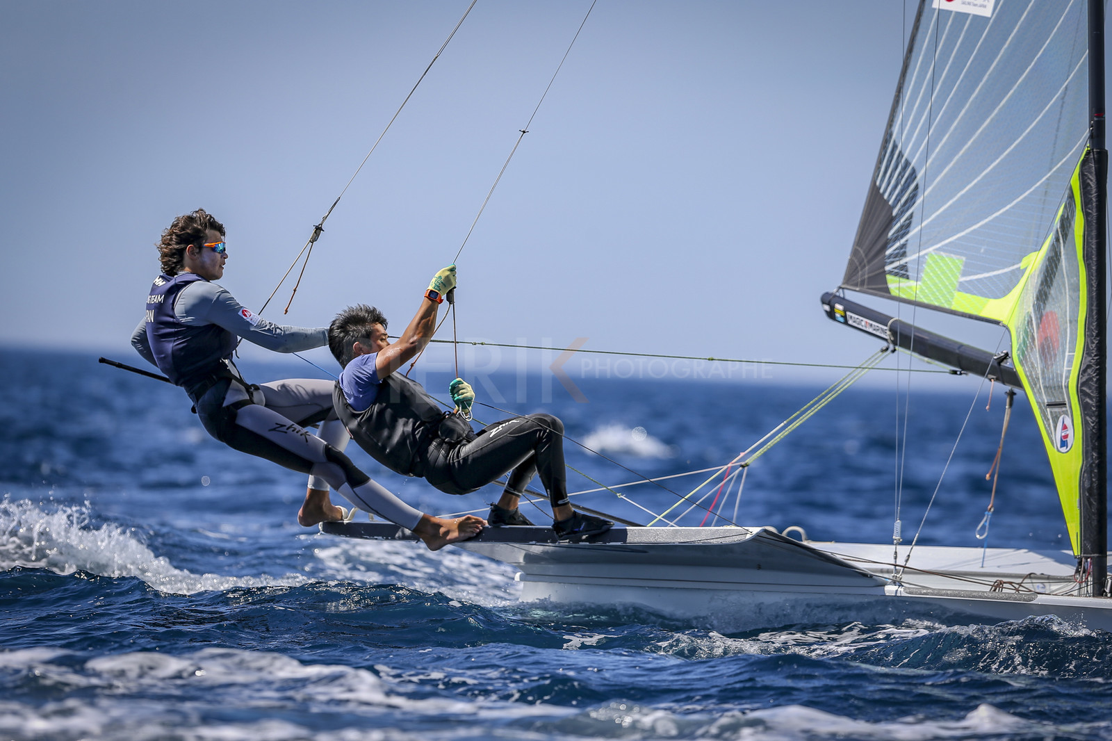 Marseilles France is hosting more than 200 sailors from 28 nations for the 2018 Junior Worl Championship of 49er, 49erFX and Nacra 17. Held from 28 august to 1st september 2018. © Pierick Jeannoutot