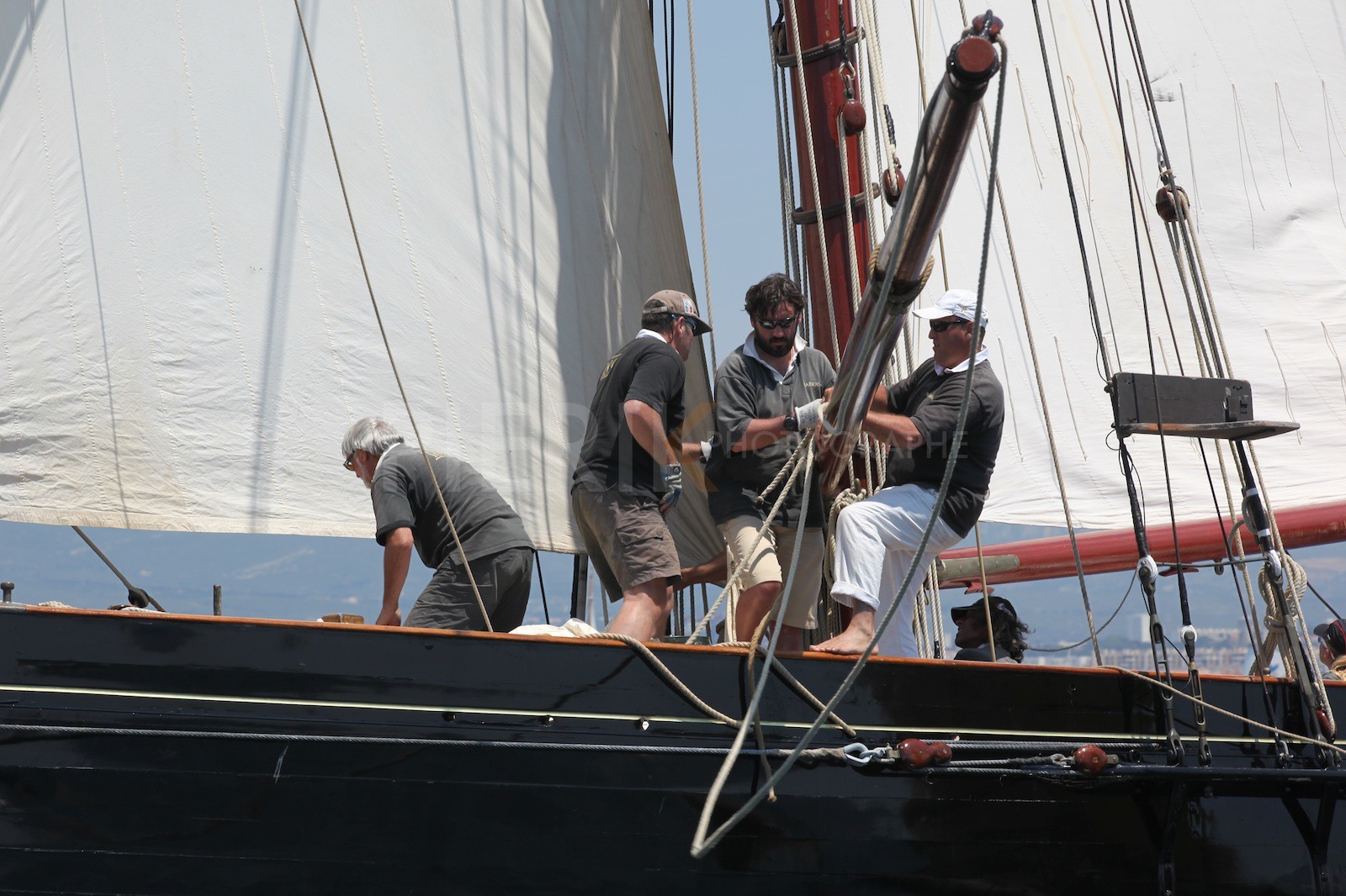 Manœuvre à bord de Marigold