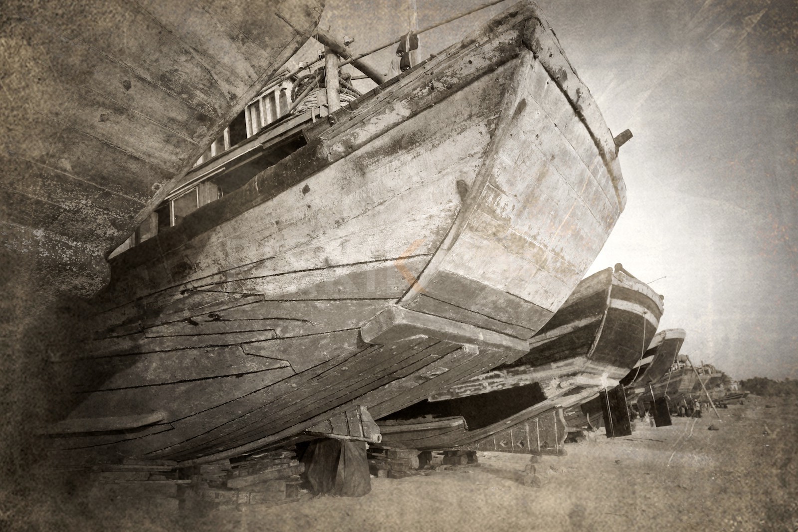 Chantier naval à Mui Ne