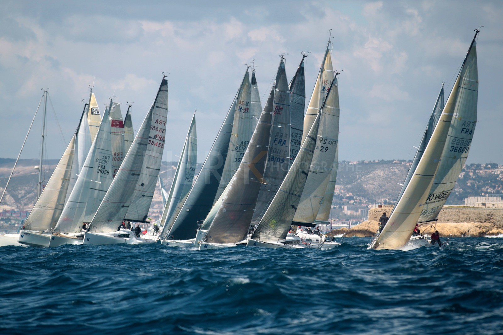 Beau départ devant l'îlot de Gaby
