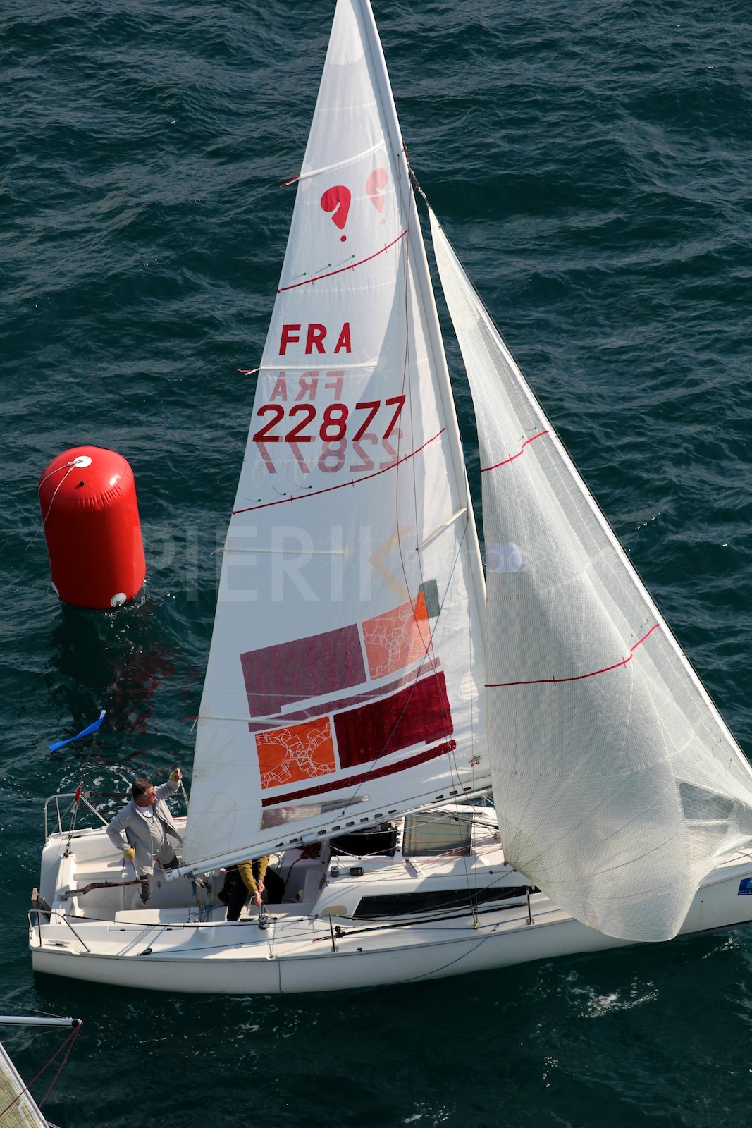 Pablo vire la bouée