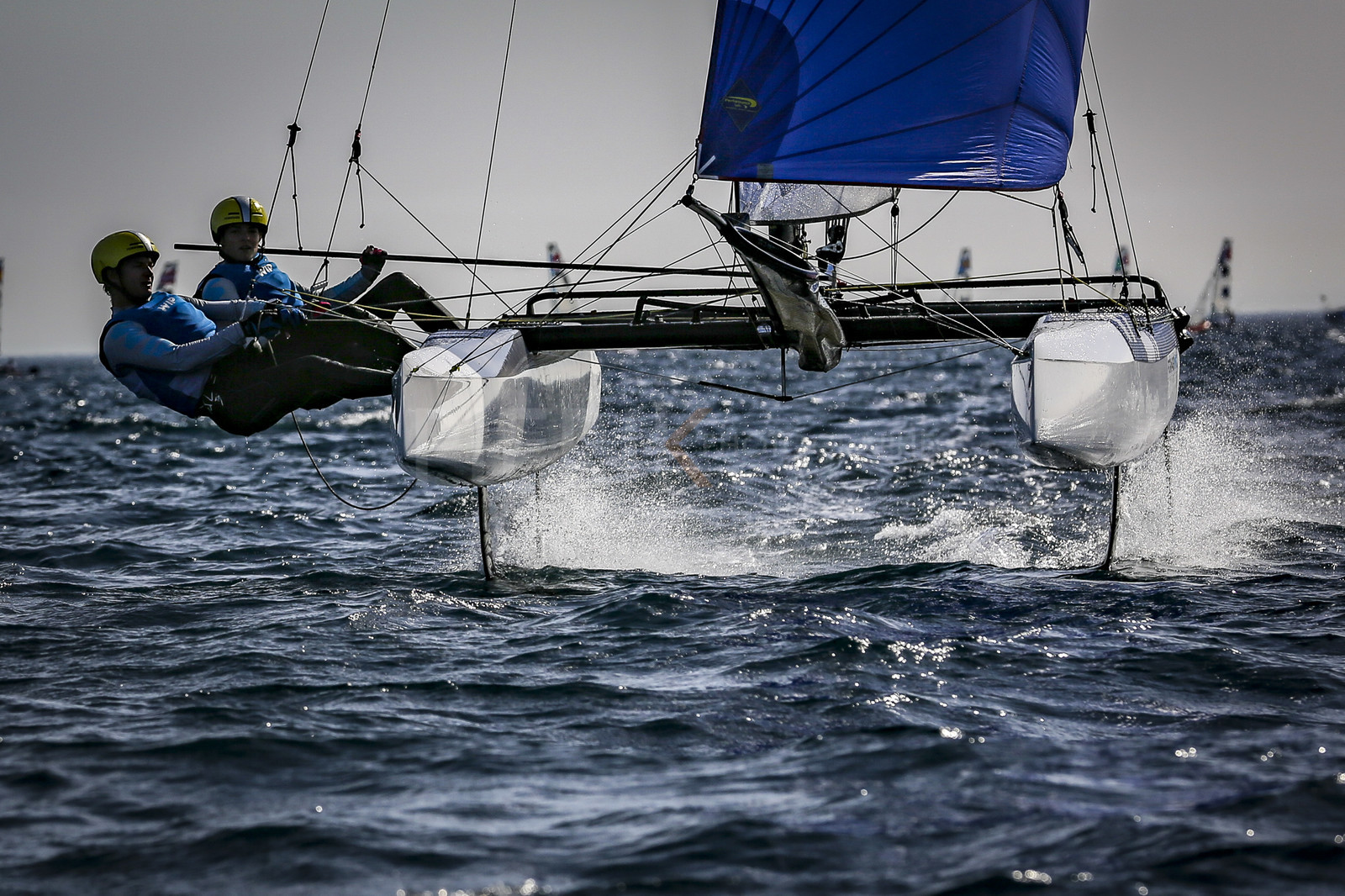 Marseilles France is hosting more than 200 sailors from 28 nations for the 2018 Junior Worl Championship of 49er, 49erFX and Nacra 17. Held from 28 august to 1st september 2018. © Pierick Jeannoutot