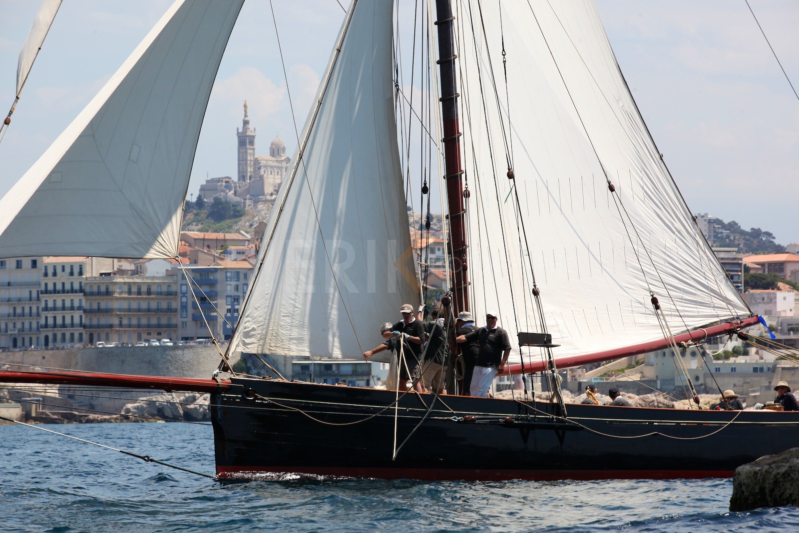 Manœuvre à bord de Marigold