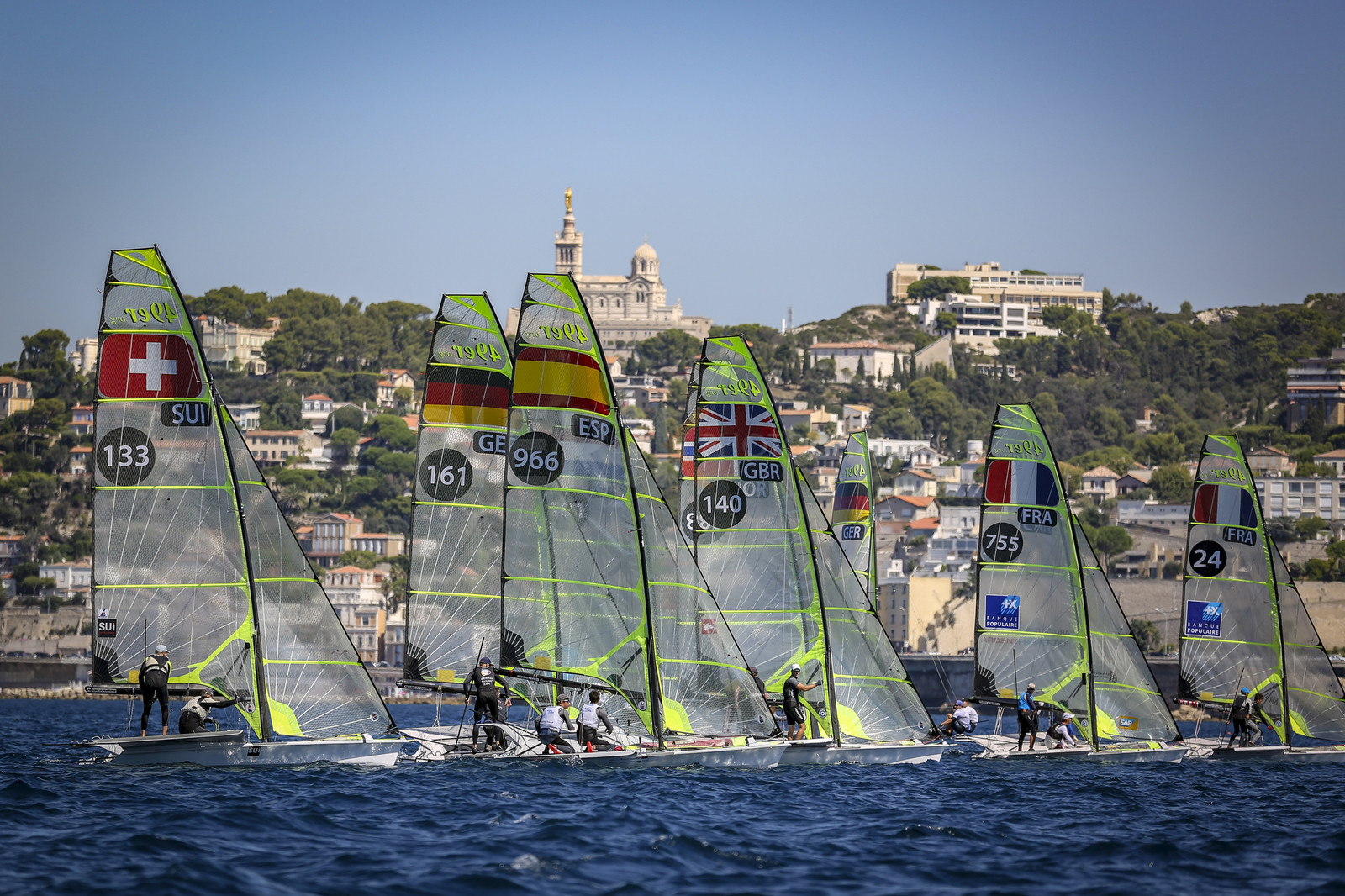 Marseilles France is hosting more than 200 sailors from 28 nations for the 2018 Junior Worl Championship of 49er, 49erFX and Nacra 17. Held from 28 august to 1st september 2018. © Pierick Jeannoutot