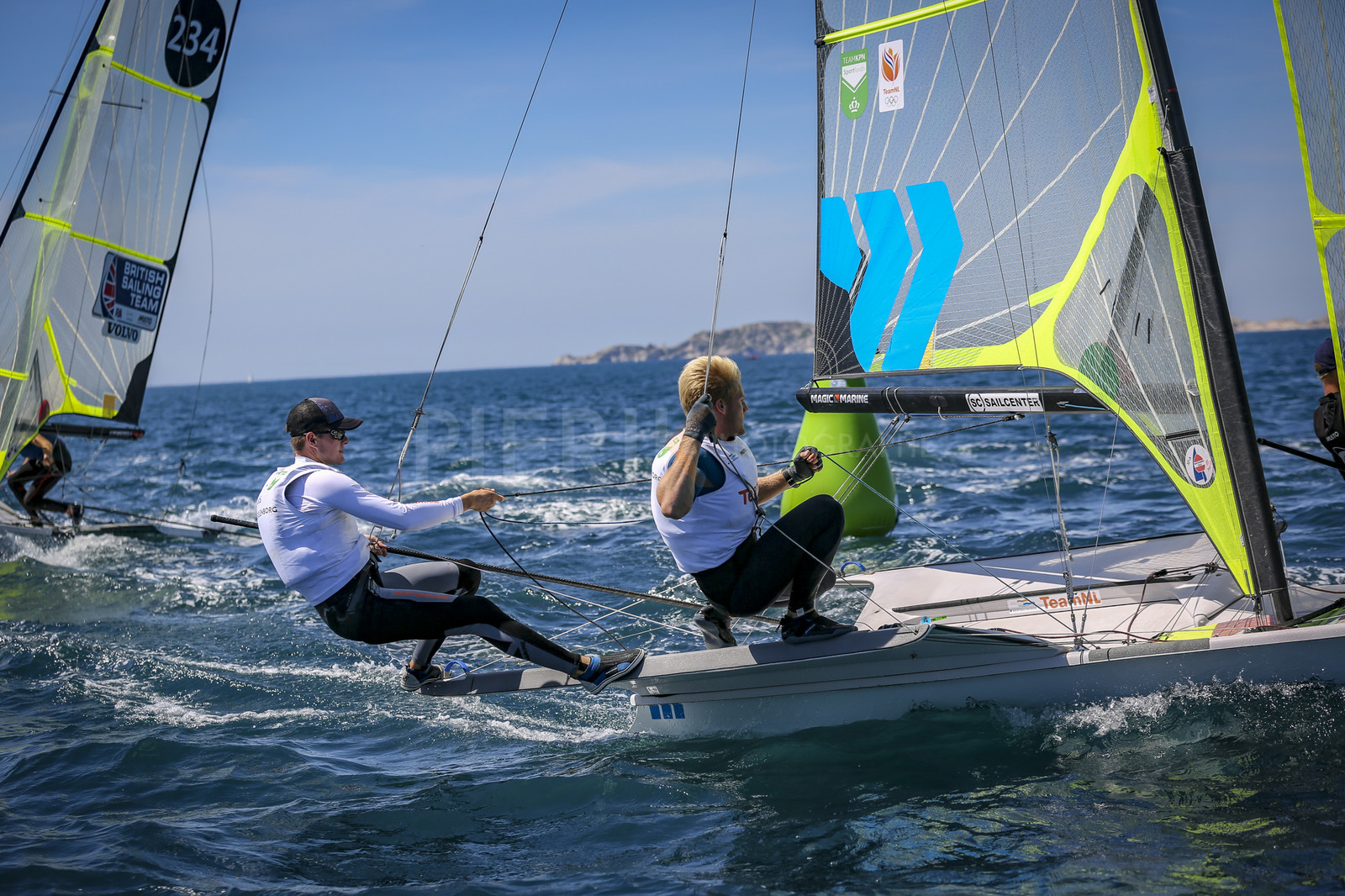 Marseilles France is hosting more than 200 sailors from 28 nations for the 2018 Junior Worl Championship of 49er, 49erFX and Nacra 17. Held from 28 august to 1st september 2018. © Pierick Jeannoutot