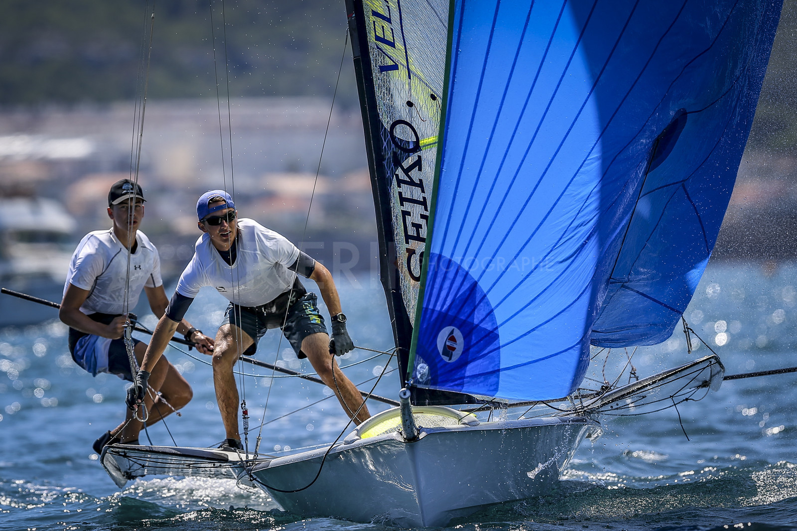 Marseilles France is hosting more than 200 sailors from 28 nations for the 2018 Junior Worl Championship of 49er, 49erFX and Nacra 17. Held from 28 august to 1st september 2018. © Pierick Jeannoutot