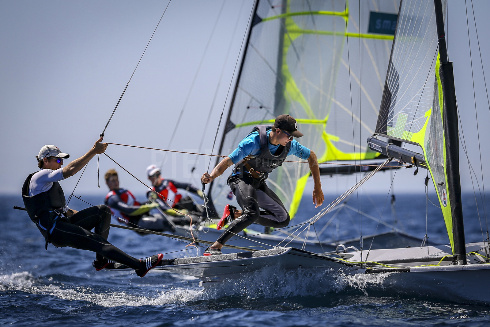 Marseilles France is hosting more than 200 sailors from 28 nations for the 2018 Junior Worl Championship of 49er, 49erFX and Nacra 17. Held from 28 august to 1st september 2018. © Pierick Jeannoutot
